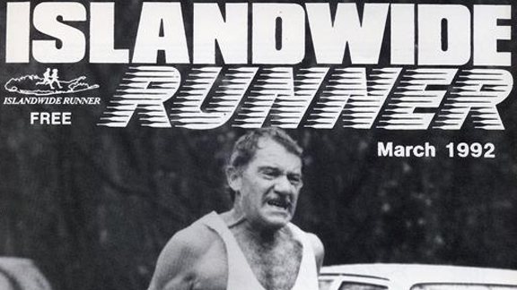 Front cover of Islandwide Runner with Bill Welsch - Black & White Photo